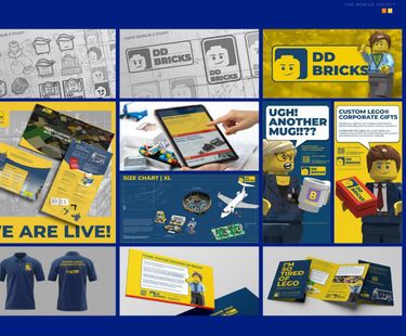 DD Bricks — Brand Identity for the World's Largest LEGO® Parts Reseller